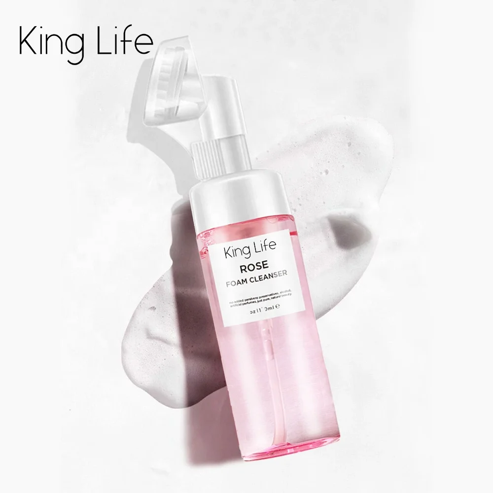 OEM Private Label Face Cleanser Amino Acid Exfoliating Acne Treatment Whitening Moisturize Cleansing Foam Mousse for Men/Women