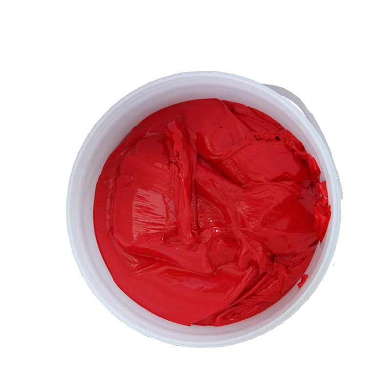 Factory Price Direct To Film Red Ink Plastisol Pigment Heat Transfer Printing Ink For T-shirt Printing