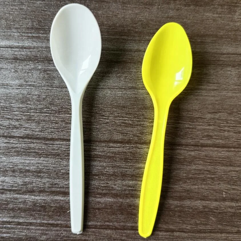 2.3g 14cm Medium Duty Colorful Disposable  Plastic dessert Spoon Food Grade PS Frozen Yogurt Ice Cream  spoons