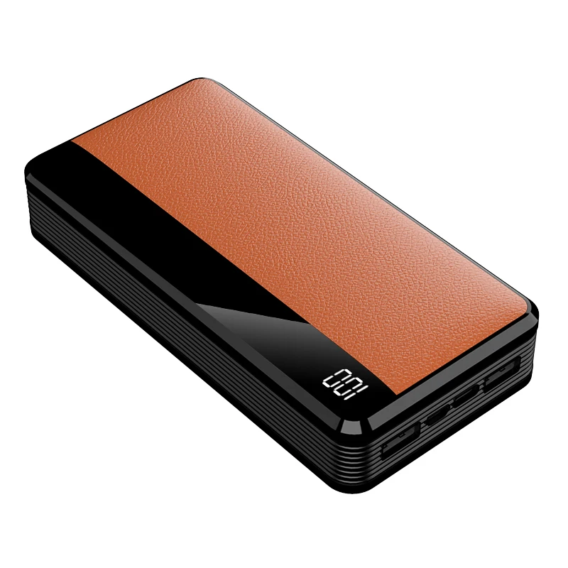 Large-capacity 2A power bank display portable power bank fast charge 20,000 mAh