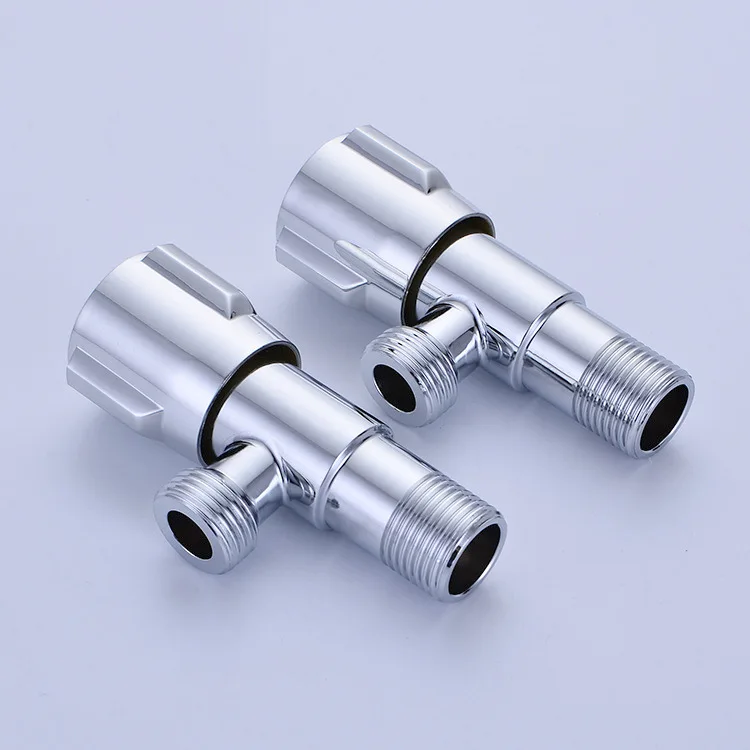 G1/2+G1/2 Hot Selling Cheap Modern New Design Angel Valve Toilet Bathroom Stainless Steel Custom SS Angle Valve