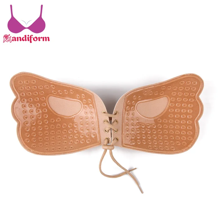 Strapless Adhesive Angel Stick-on Silicone Bra Push Up Bras Skin Wedding Lift It Up Lingerie Angel Goddess Rope Invisible Bra