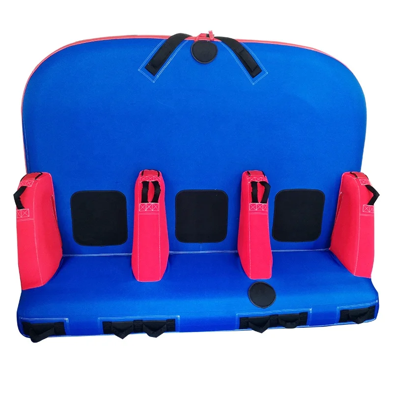 Upscale  Confortable 3 Person Inflatable Towable Tow Boat Tube Sofa with SBR Covered