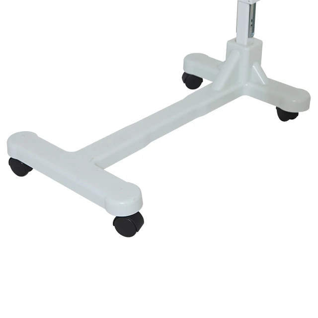 Hospital Abs Movable Adjustable Over Bed Food Table Dining Table For Patient