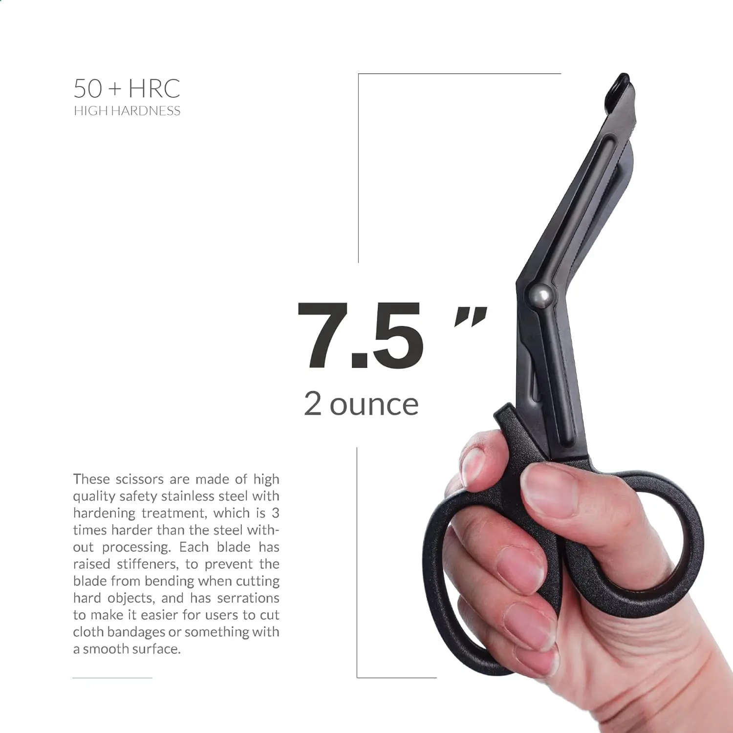 Anthrive 6inch First Aid Outdoor Stainless Steel Non-Stick Scissors Medical Bandage Scissors EMT Trauma Shears