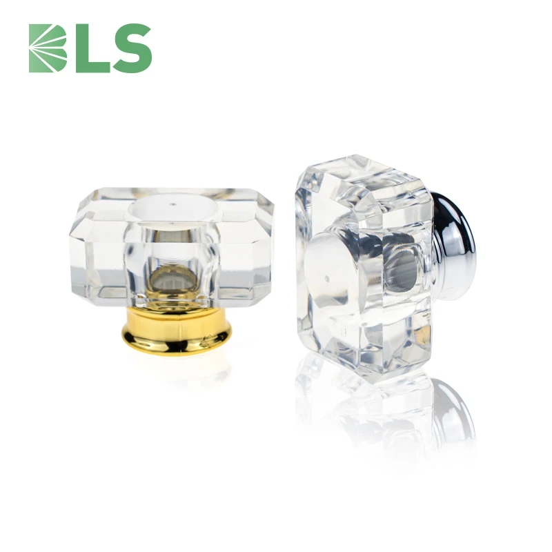 Factory Price K-Resin Accessories Perfume Bottle Lids Transparent Plastic Screw Neck Perfume Cap