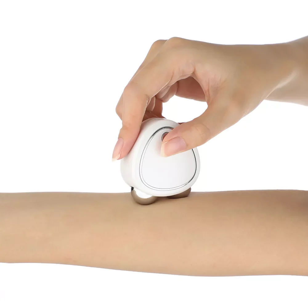 Microcurrent ems Simple Cute Mini Electric EMS Machine Portable Firming Wrinkle Skin