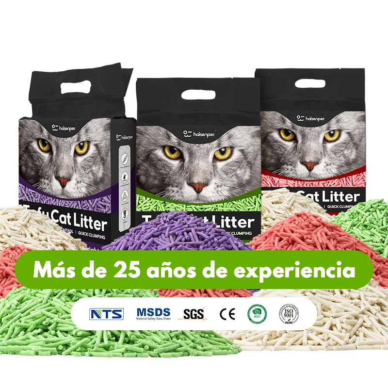 Spot Lnventory Natural Odor Control Kitten Litter Dust Free Deodorization Tofu Cat Litter