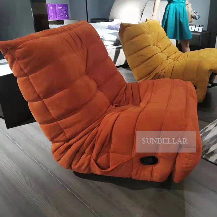 Modern designer sofa chair togo lazy boy rocker recliner electric power fabric reclining chairs for sale living room fireside