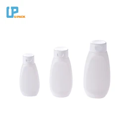HDPE white cream pump plastic bottles and jars for tablets