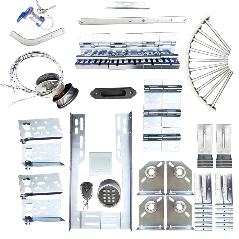 Wholesale Garage Door Parts Pvc Fittings Hardware Kit Magnetic Sectional Garage Door Hardware Accessories for Garage Door