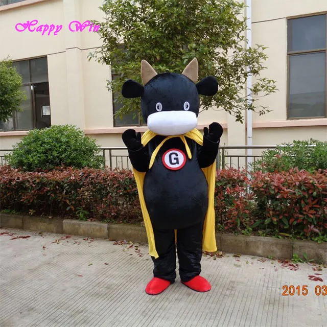 Customized advertising adult sexy cow mascot costume