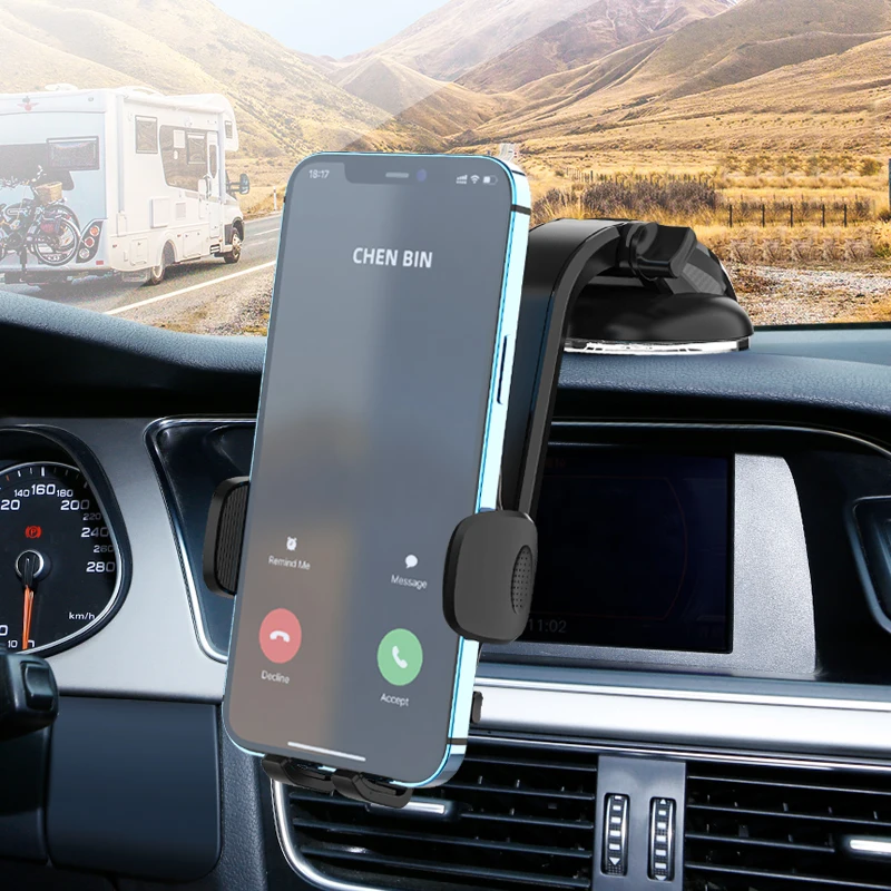 Newest 360 Degree Mobile Mount Dashboard Cell Strong Sticky Suction Adjustable Windshield Vent Magnetic Car Phone Holder