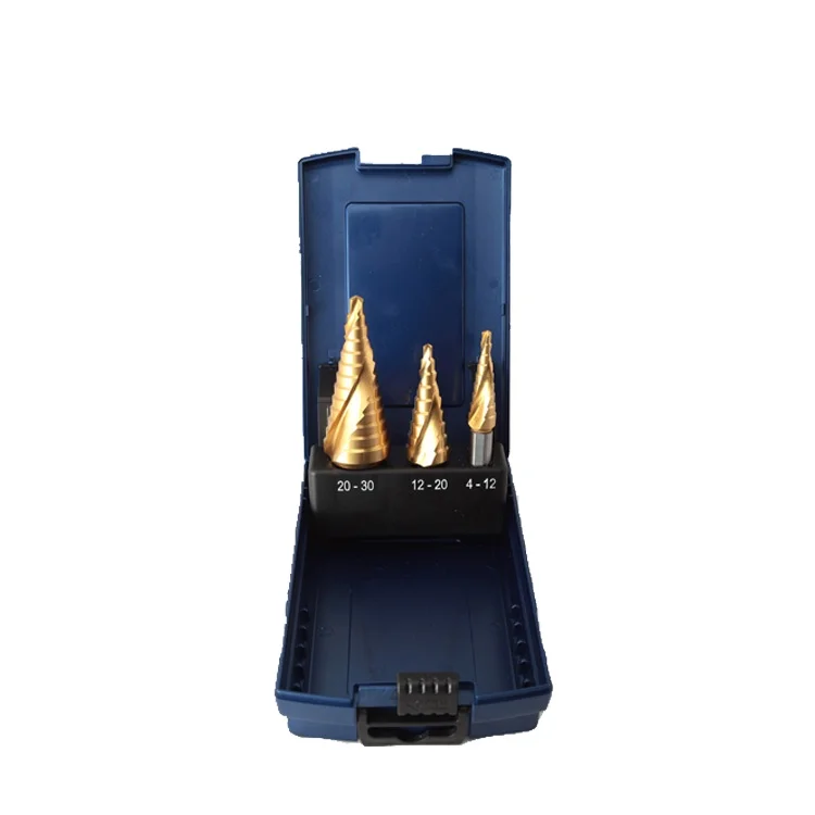 CHTOOLS HSS TiN Coated Drill Bit Set Hand Drill Set for High Speed Steel Spiral Flute Tool for Metal & Plastic Drilling