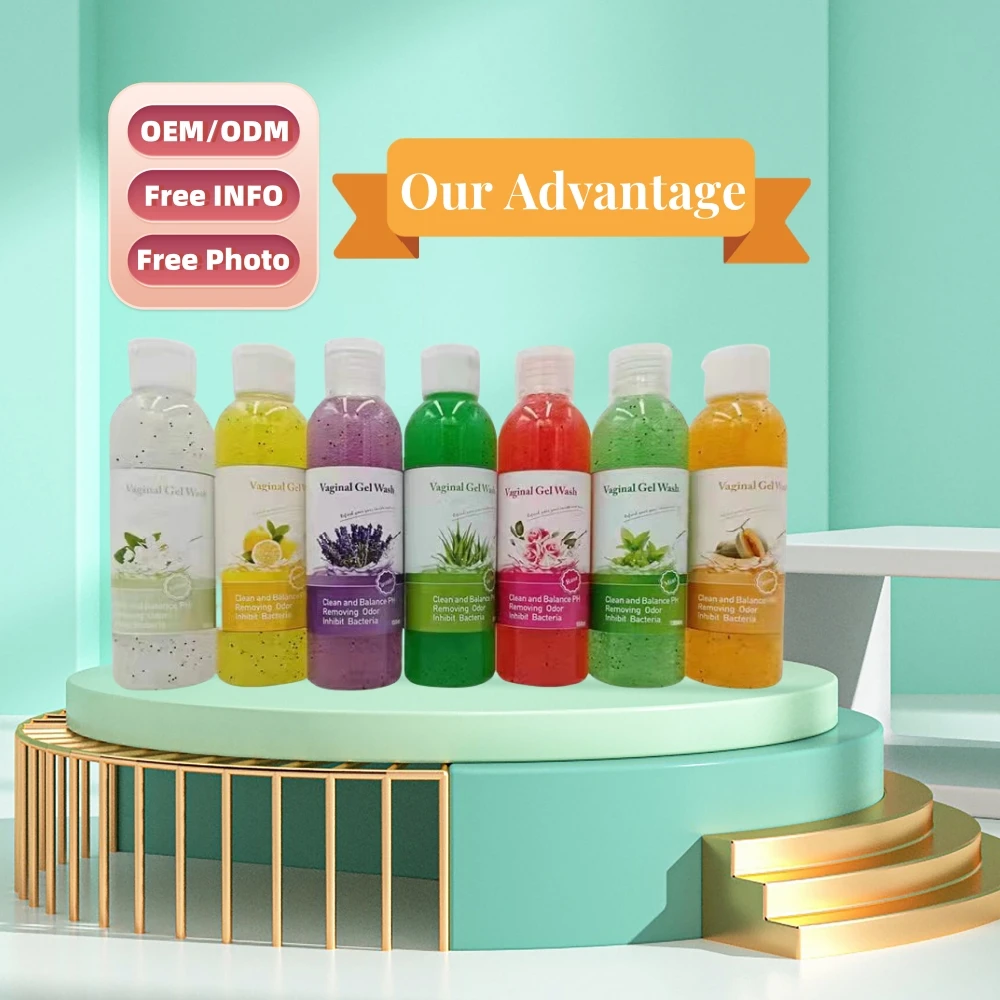 Fruit Scents Intimate Wash Natural Feminine Wash Gel PH Balance Yoni Care Feminine Vaginal Wash Gel
