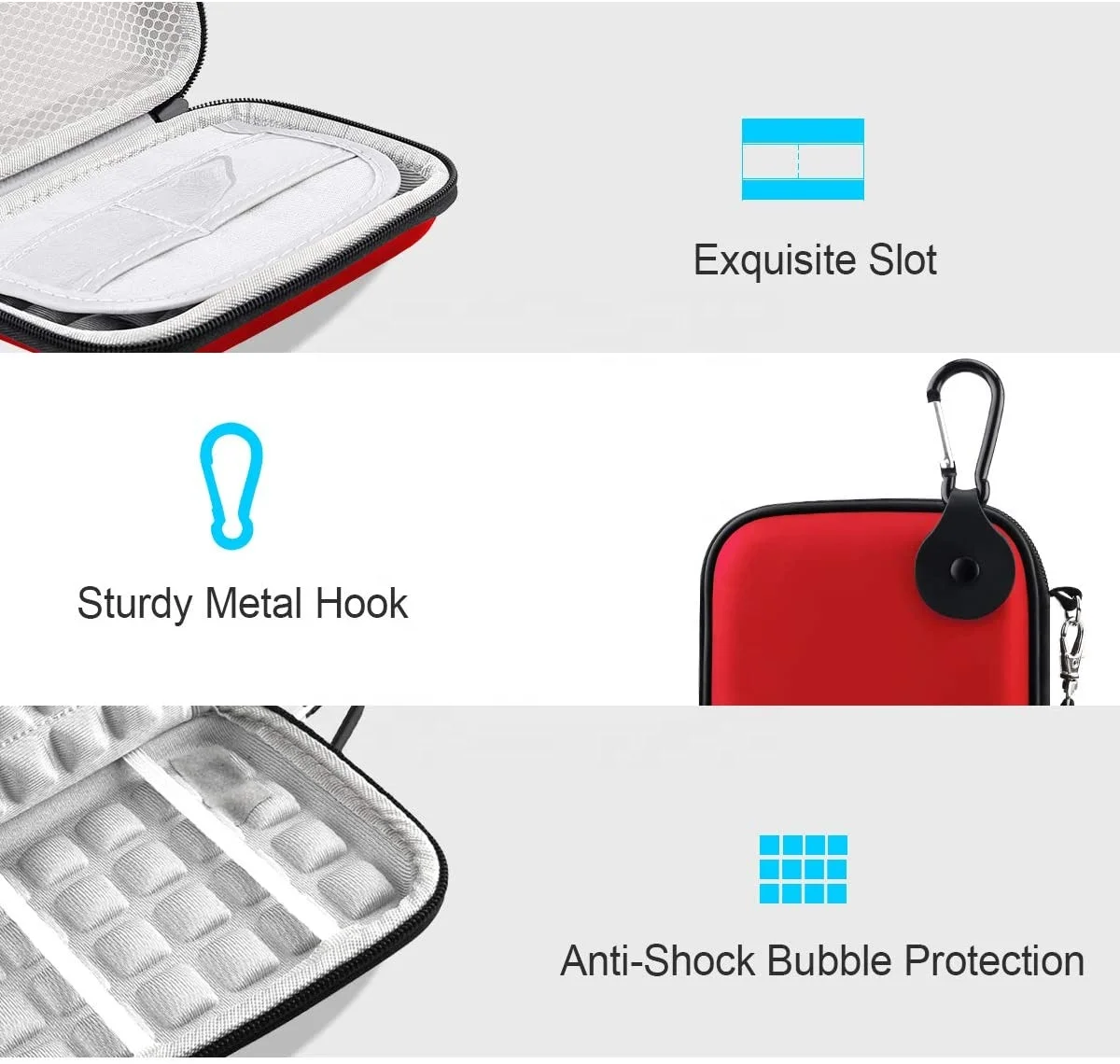 game drive portable external hard drive storage case 1TB 2TB 3TB 4TB 5TB USB 3.0 2.5 HDD Storage Bag