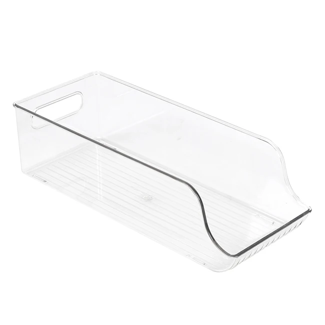 Easy to use transparent organizer kitchen milk storage refrigerator