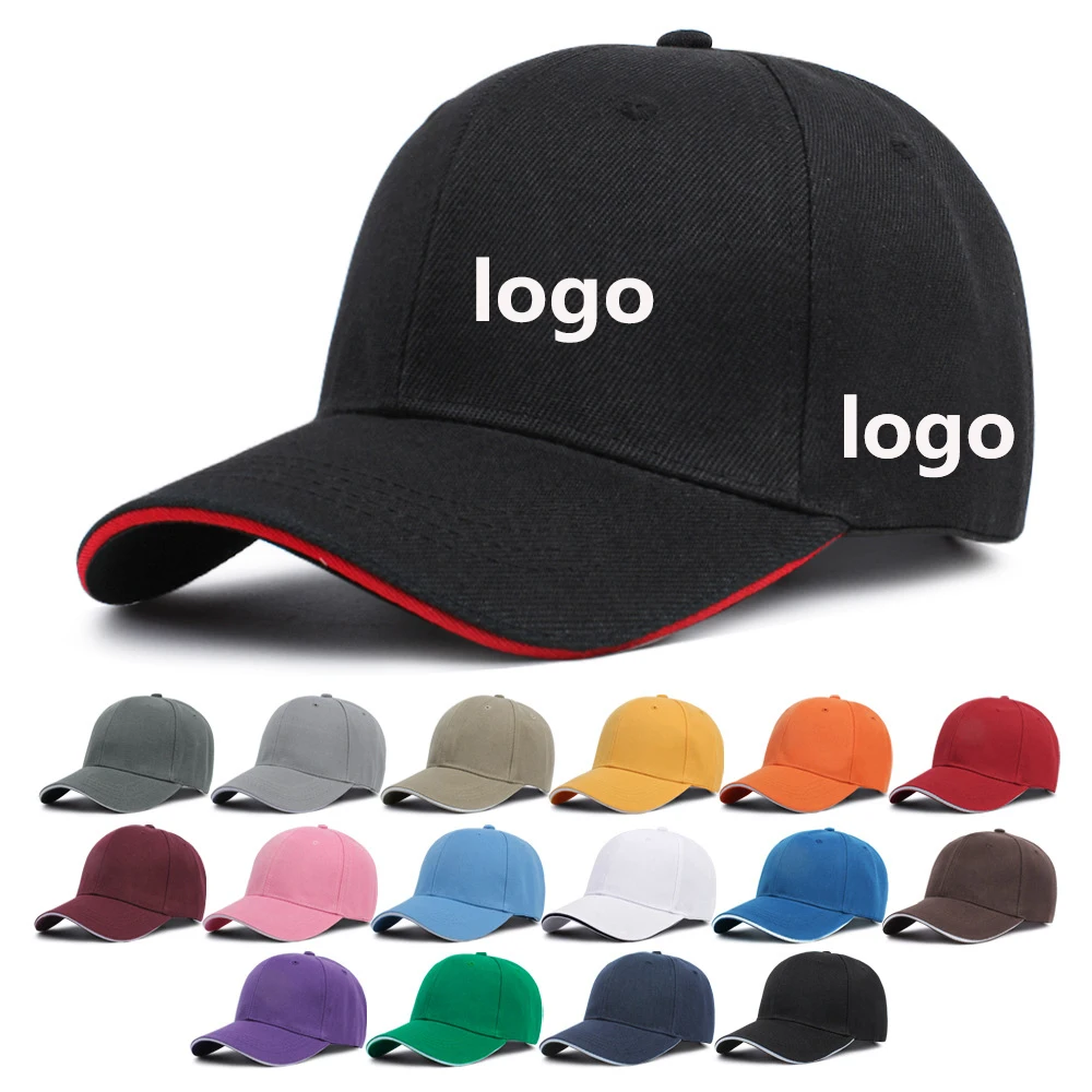 factory low moq fashion personalized custom embroidery 6 panel hat blank baseball cap sandwich