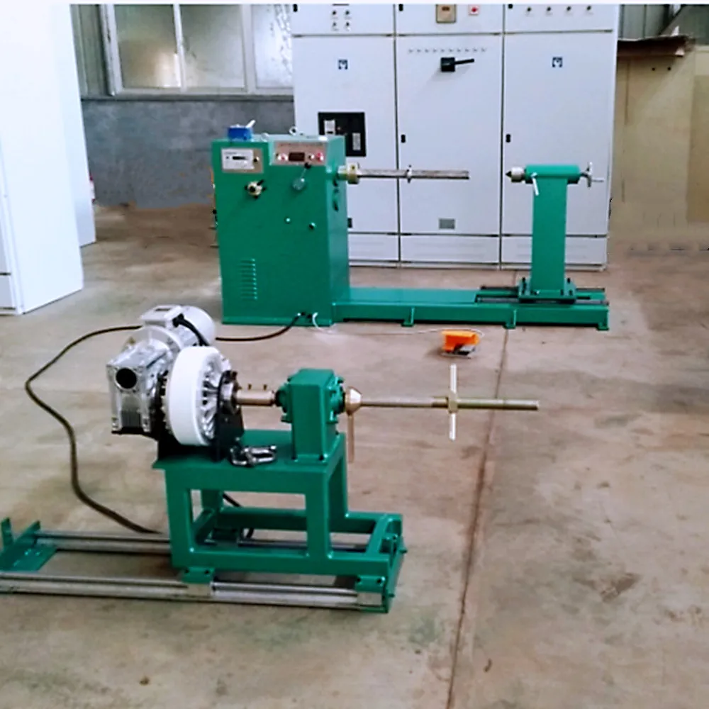 hv and l v single phase wire amorphous toroidal oil transformer coil winding machine for making transformer