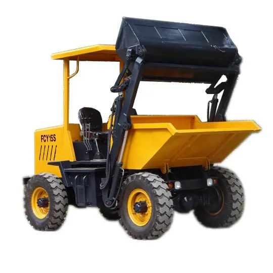 Chinese Dumper Diesel Mini Dumper Concrete Dump Truck for Sale All Terrain Vehicle Construction Machinery Wheel Dumper with CE