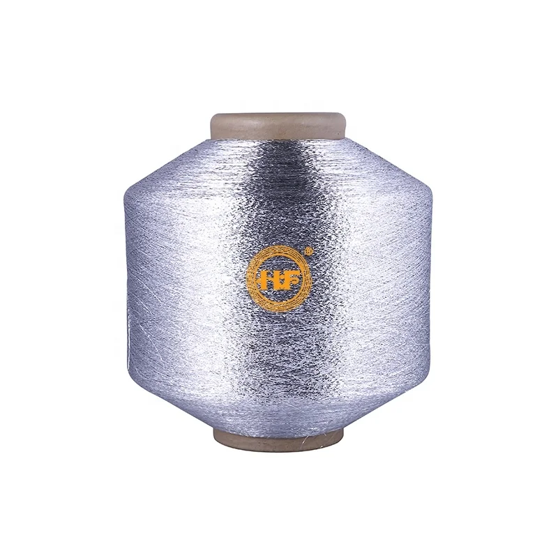 X-Type green metallic yarn Lurex