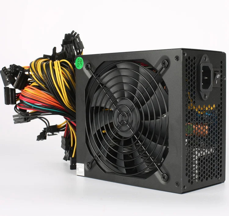 ATX desktop assembly compute PSU 1600W 100% full non modular switching power supply for Support 8gpu