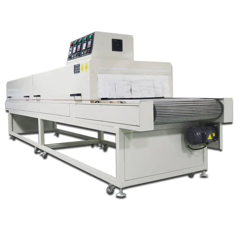 4m ink dryer machine tunnel type furnace shrink oven dryer Ir tunnel curing oven for paper straw