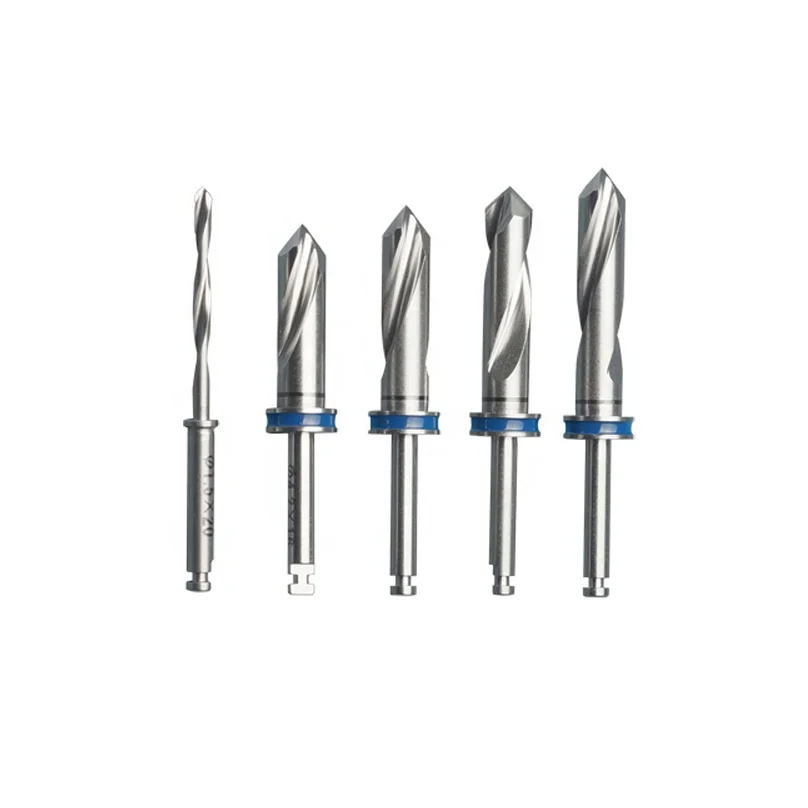 Twist drill with tip dental implant drill Terminal cylindrical drill bits On sale