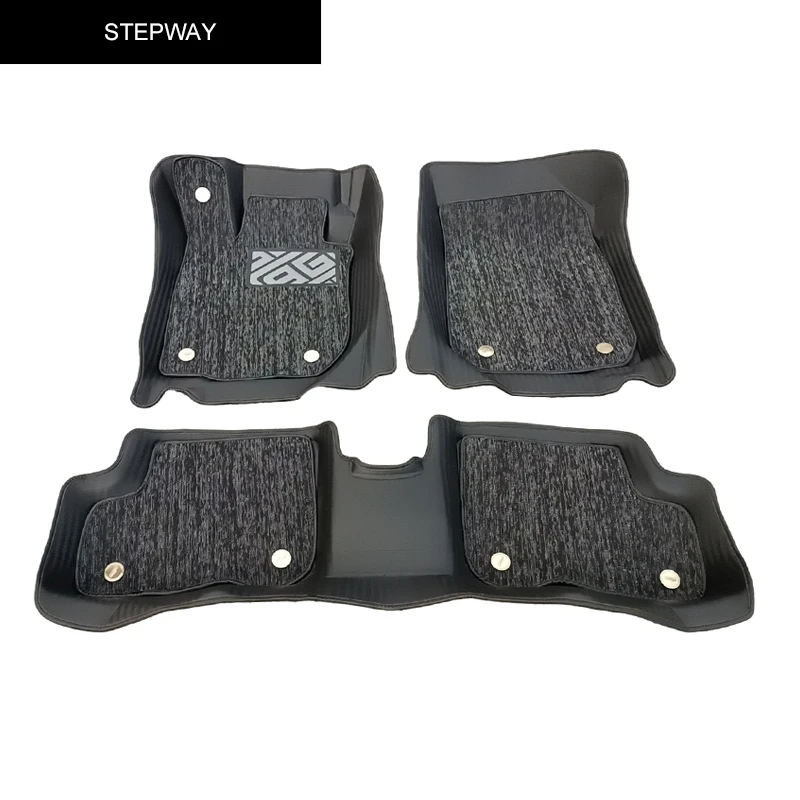 The Latest Design Hard Wearing Leather 5D Diamond Car Floor Foot Mats for NEXIA-2
