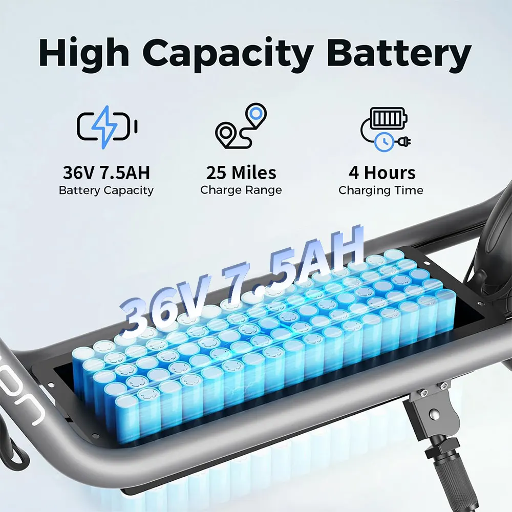 Manufacturer oem wholesale 36v 350w 16 inches 2 wheel foldable scooter eléctrico cargo e bike scooter with seats for adults