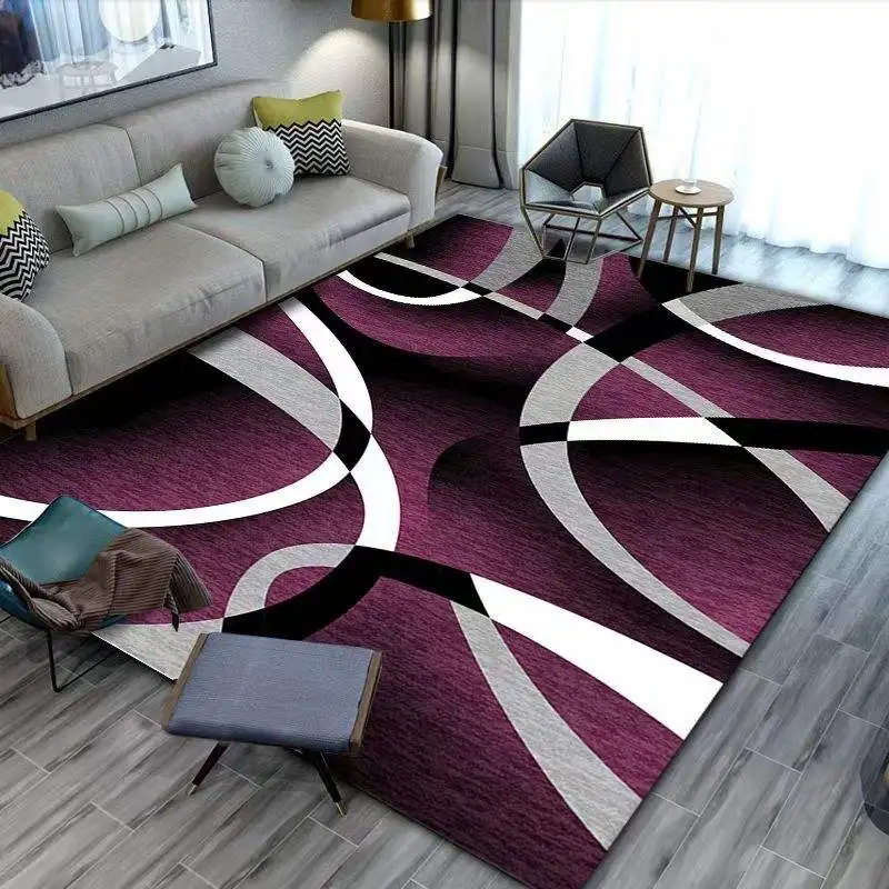 Custom Nordic geometry center luxurious carpet living room carpets and rugs rectangular area rug bedroom bedside floor ma