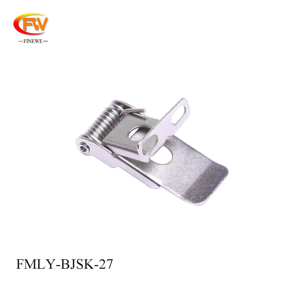 FINEWE 50mm nicked plated ceiling light fixtures mounting bracket for hardware panel clips