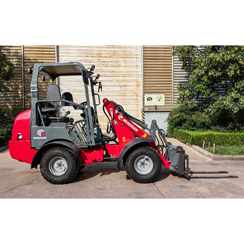 Mini Loader Machine Agriculture Tractor Loader Diesel Replaceable Front Backhoe End Sheovl Wheel 2ton Mini Loader