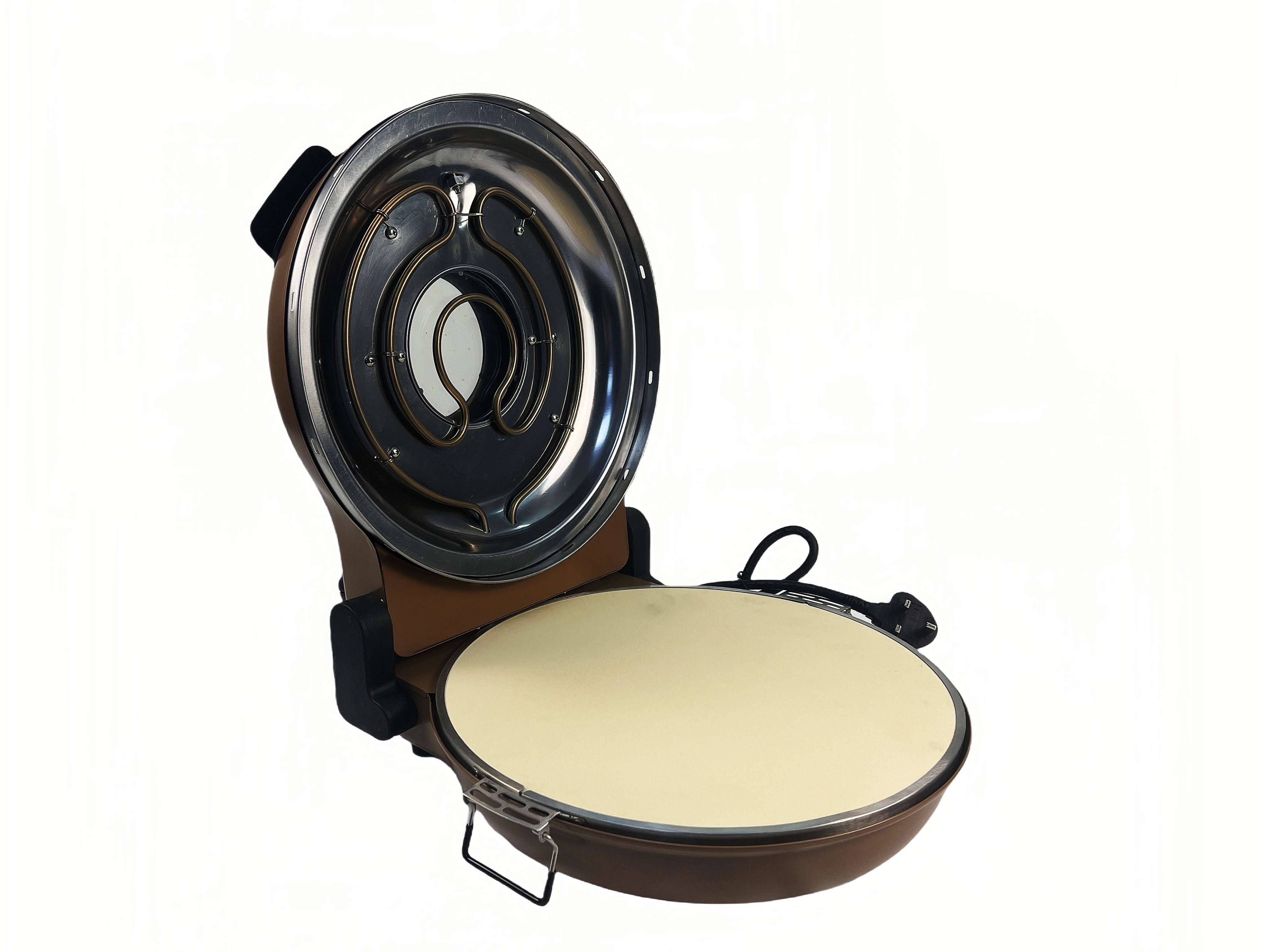 Home electric tiny big size bread machine automatic pancake pizza oven maker machine automatic 220V pizza maker