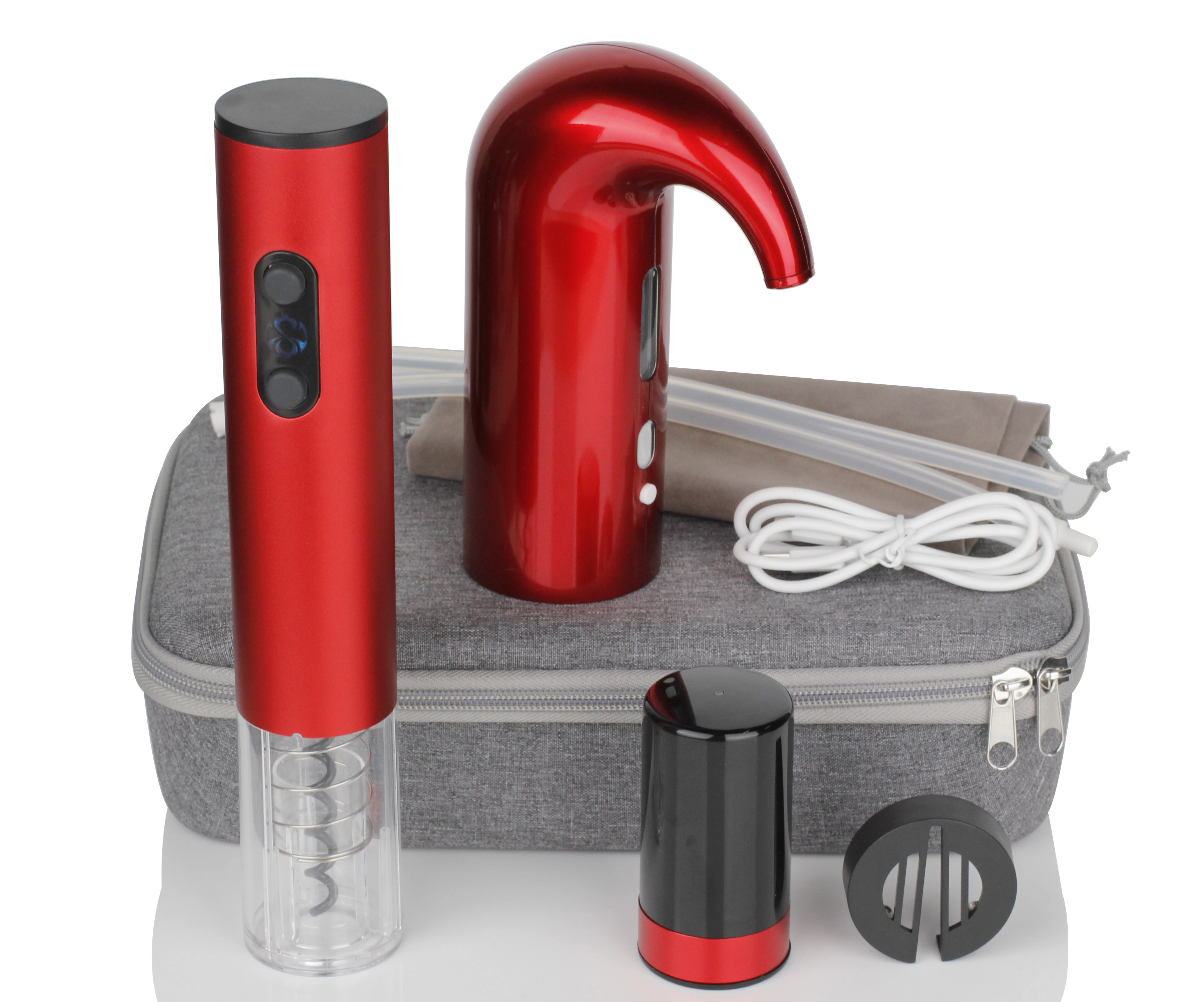 Best Selling Products 2022 Innovative Electronic Home Accessories Set with Wine Aerator and Opener Wedding Return Gift For Guest