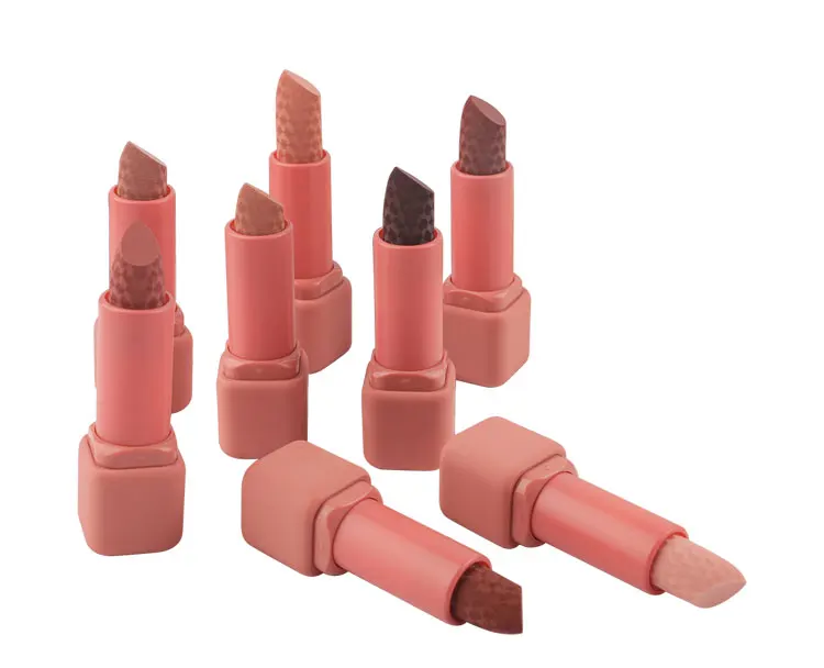Wholesale Moisturizing Vegan Matte Creamy Private Label Lipstick Engraved long lasting Korean Makeup Products Woman Lipstick