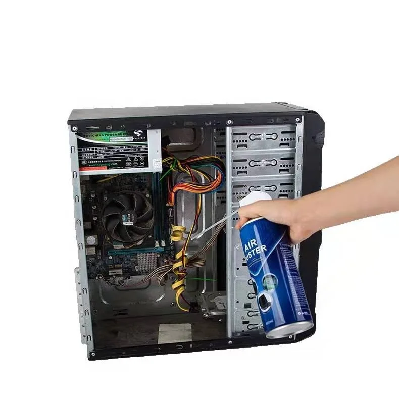 400 мл 134a легковоспламеняющийся сжатый воздух консервный аэрозоль PCB Универсальный Воздушный Пыльник для компьютера клавиатуры автомобиля зазоры камера Len