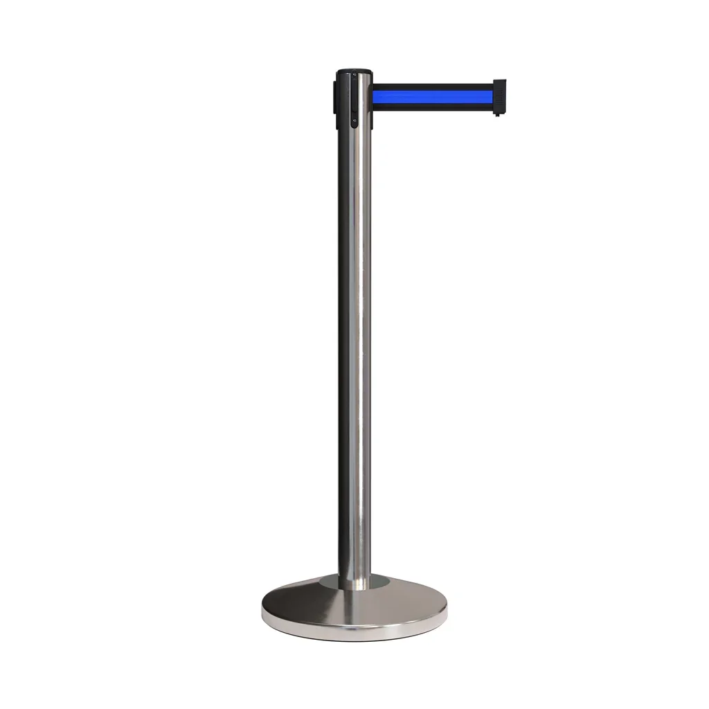 Guangzhou stainless steel Control Crowd Retractable belt Barrier Posts