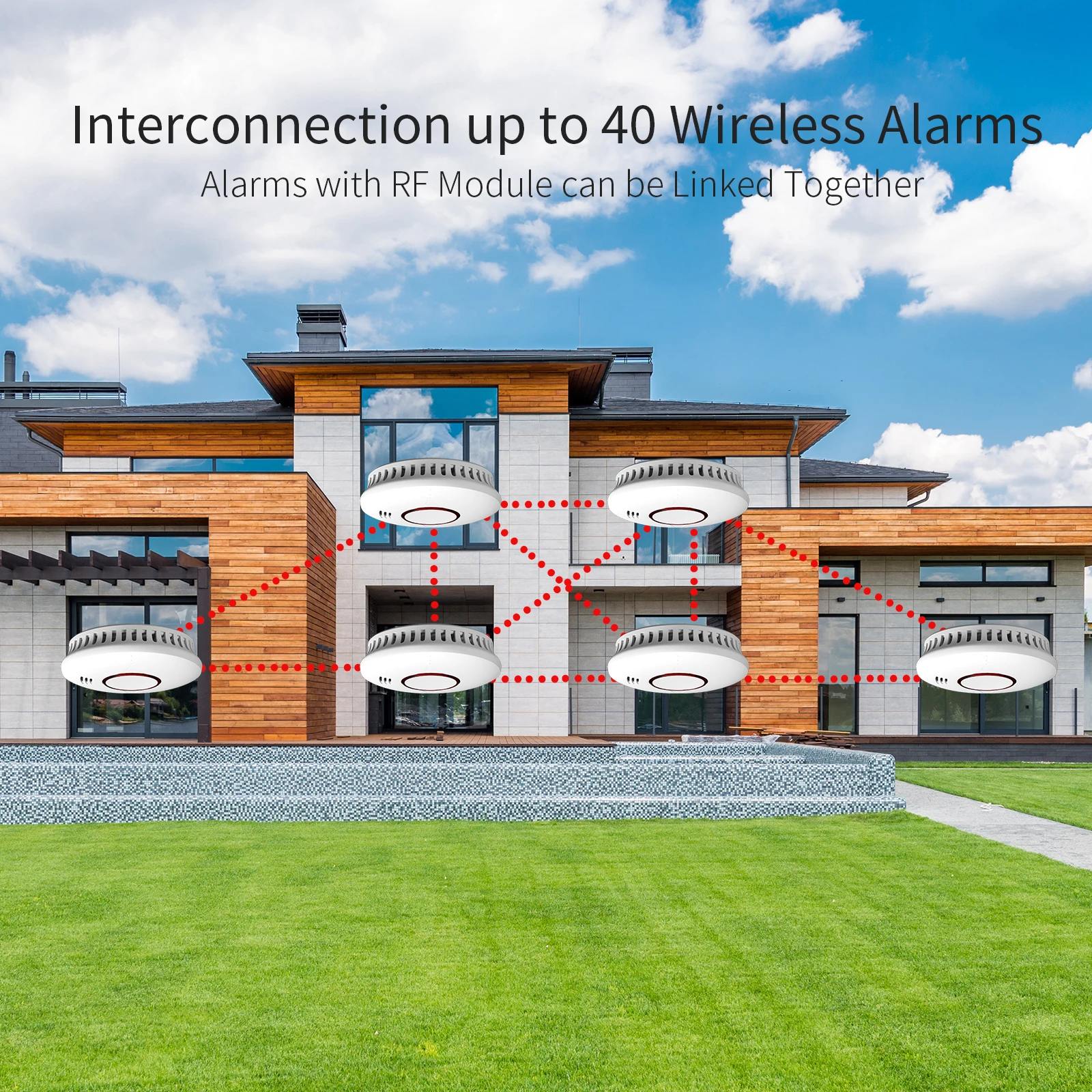Scotland Fire Alarms With En14604 Vds Approved Interconnected Smoke Dotetor Wireless Interlink Zigbee  Alarm Dorector Bs5446