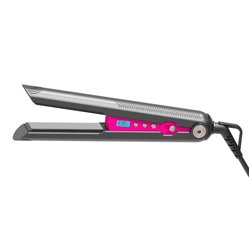 Professional PTC hair straightener with lcd flat irons wholesale private label customize hair straightener