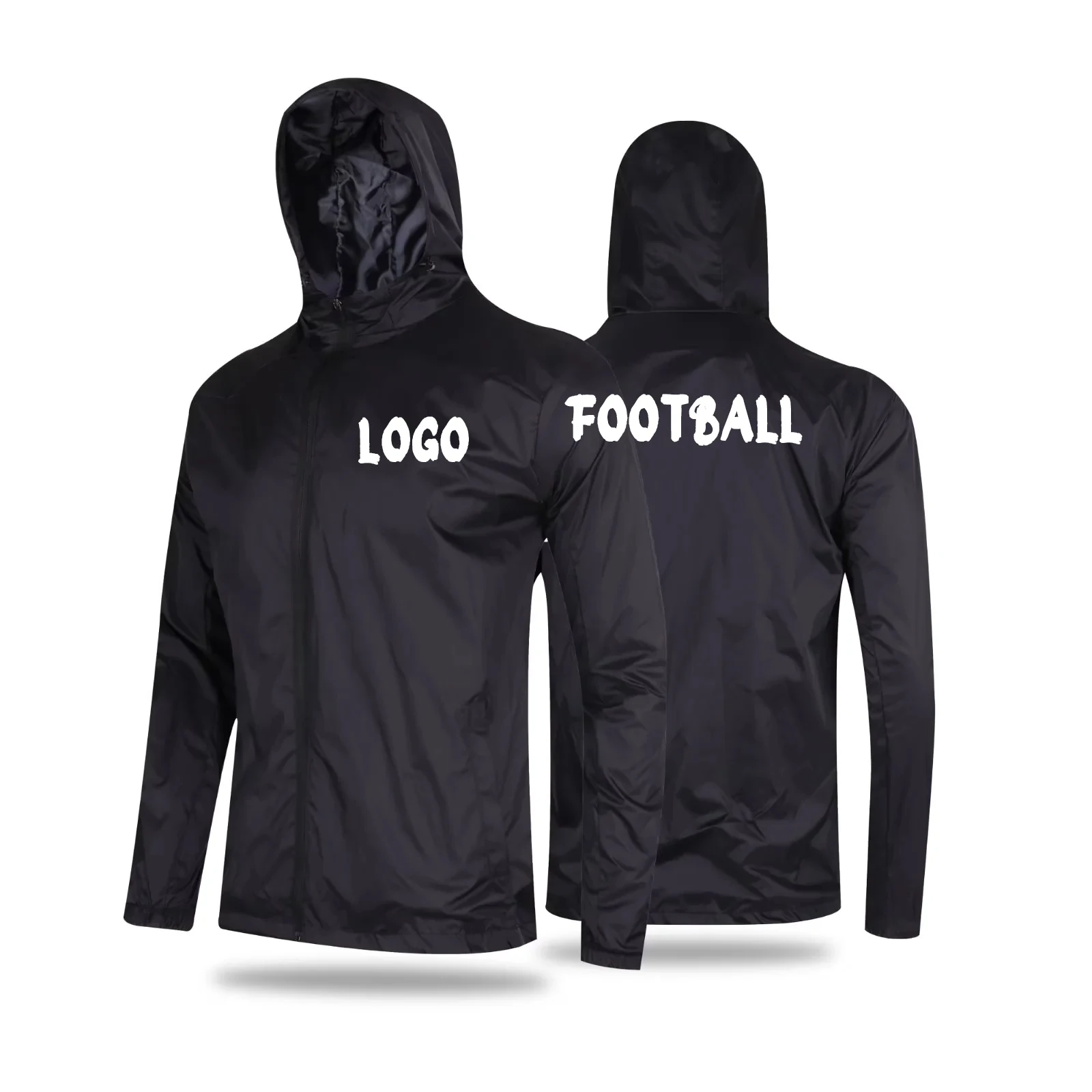 24/25 New Season High Quality Custom  Football Windbreaker Men Waterproof  Football Windbreaker Windproof Sporting Windbreaker