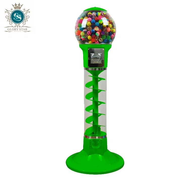 Спираль конфеты торговый механический Gumball машина для жевательной резинки с диаметром 400