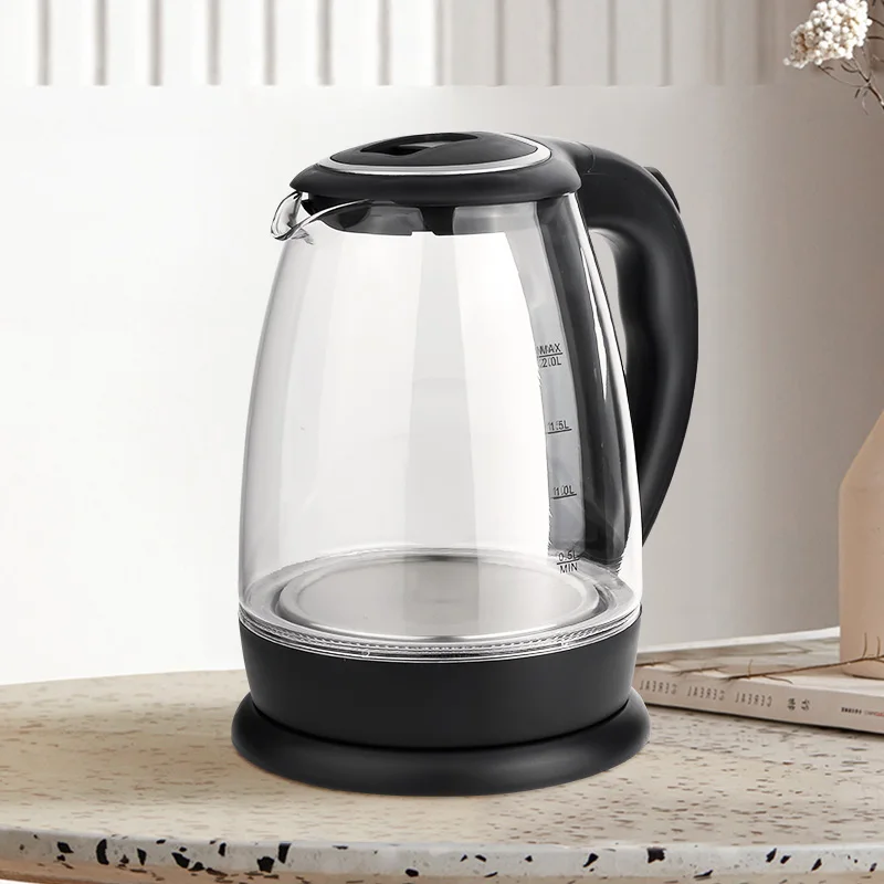 SKD 220V Fast boil Water Kettle Tea Kettle Glass Electric Kettle