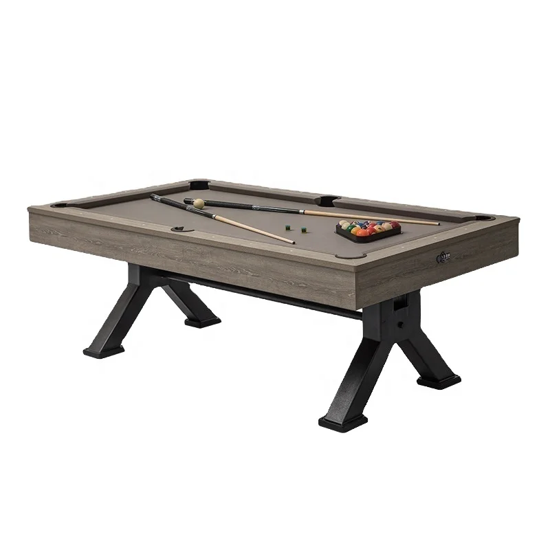 Jiuxing Sports Solid Wood Pool Table Game Billiard With Dinning Top Multi Function Home Use