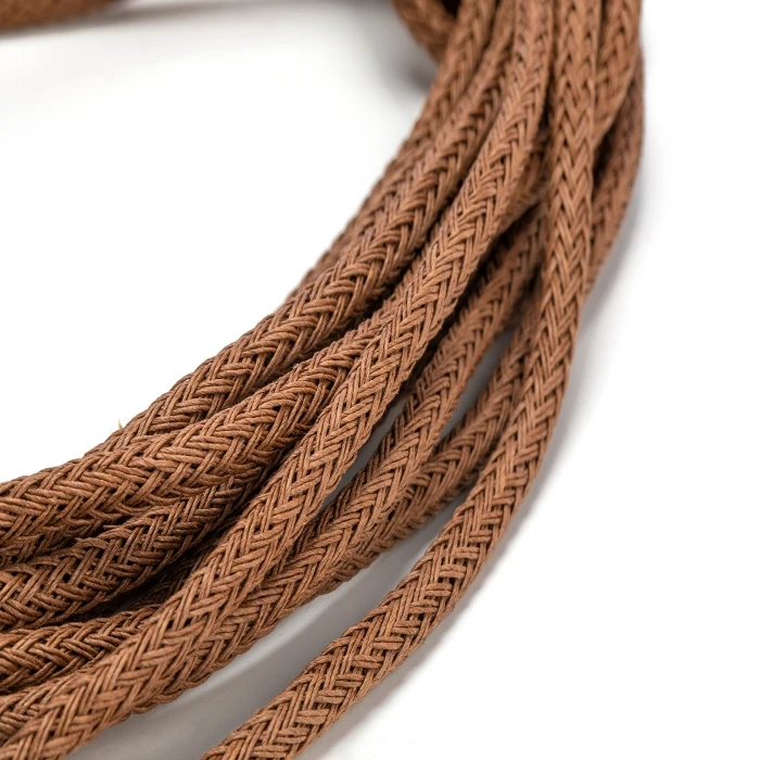 Round Paper String Flat Braided Handle Rope/cord For Paper Bag