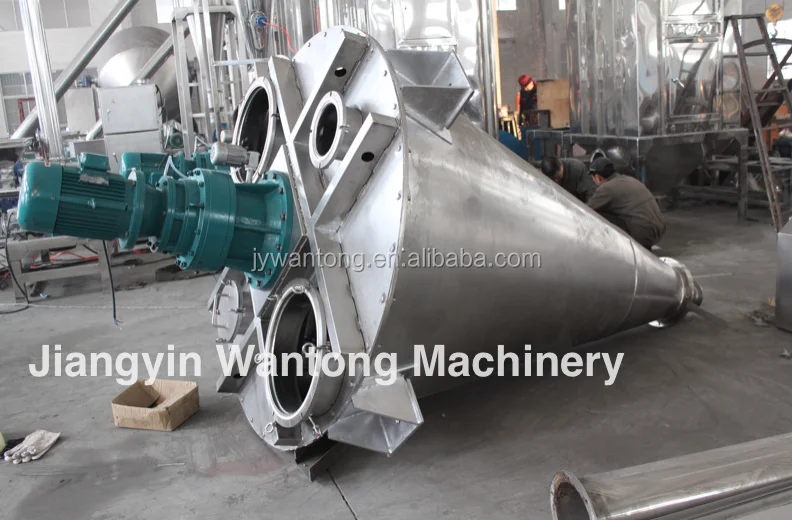 SHJ stainless steel dyestuff powder mixing blending vertical conical nauta mixer blender machine