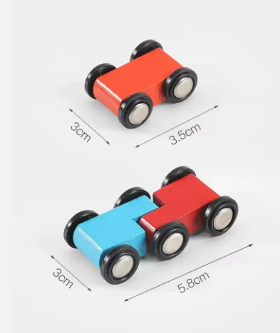 Baby wooden toys educational children car board game children fun car racing speed racing track car game toy set