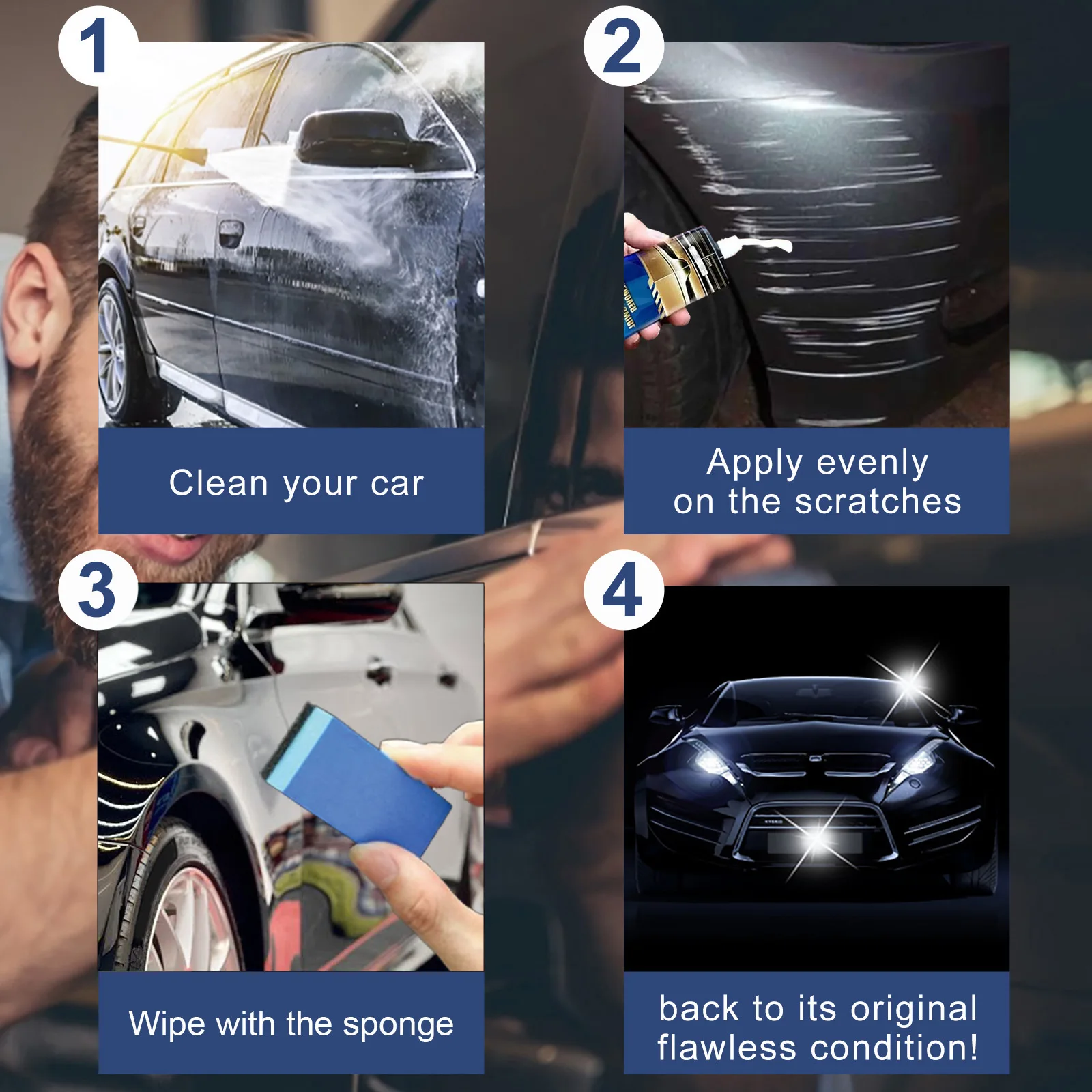 Wholesale Rayhong car paint maintenance refurbishment glossy polishing touch up paint repair CAR SCRATCH& SWIRL REMOVER