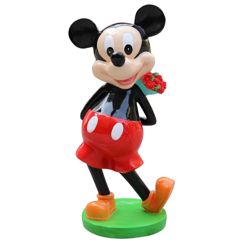 Shopping Mall Large Mickey Mouse Sculpture Amusement Park Donald Duck Kindergarten Decoration