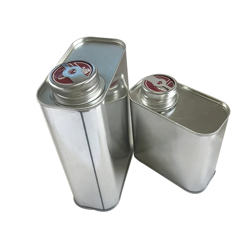 
Cheap Rectangular F-style 1l Square Metal Tin Oil Cans Used For Petrol Oil Chemicals China Manufacturer 